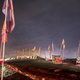 The “flag road” at Oceti Sakowin . Photo by Tod Seelie for Jezebel